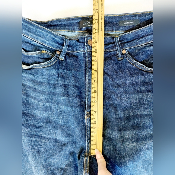 Williamsburg High Rise Tummy Control Top Skinny size 16W Judy Blue #JB88527DK - Picture 7 of 8